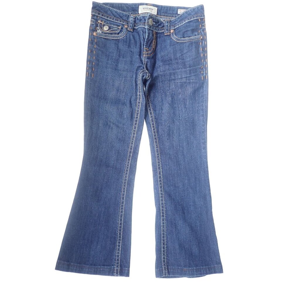 Mek‎ Dnm Womens New York Boot Cut Low Rise Embroidered Pocket denim Jeans